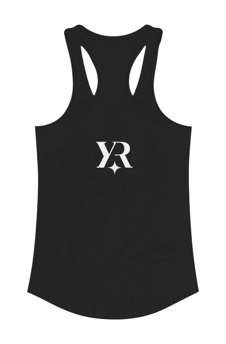 Quiet. Strong. Certain. Women’s Racerback Tank Black