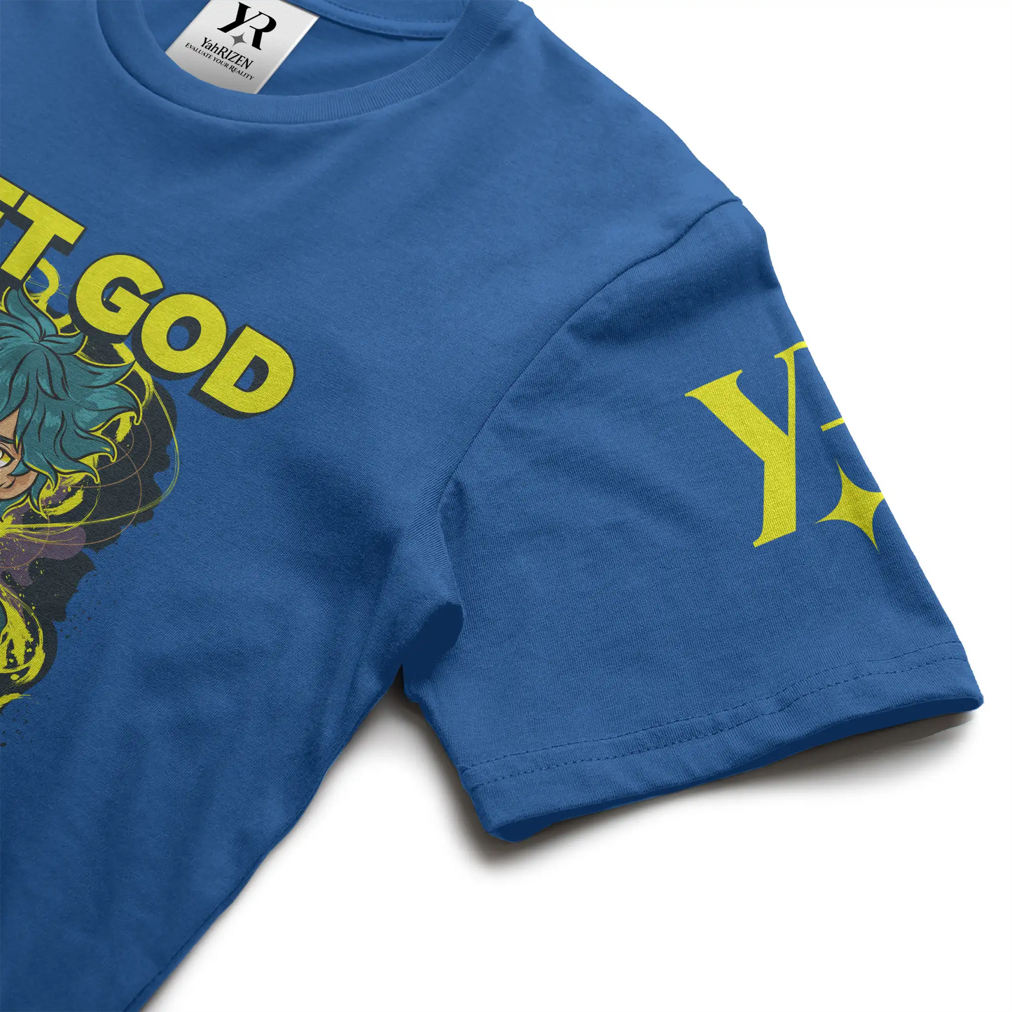 YahRIZEN “Let God Save Your Soul” Tee – Royal Blue Edition