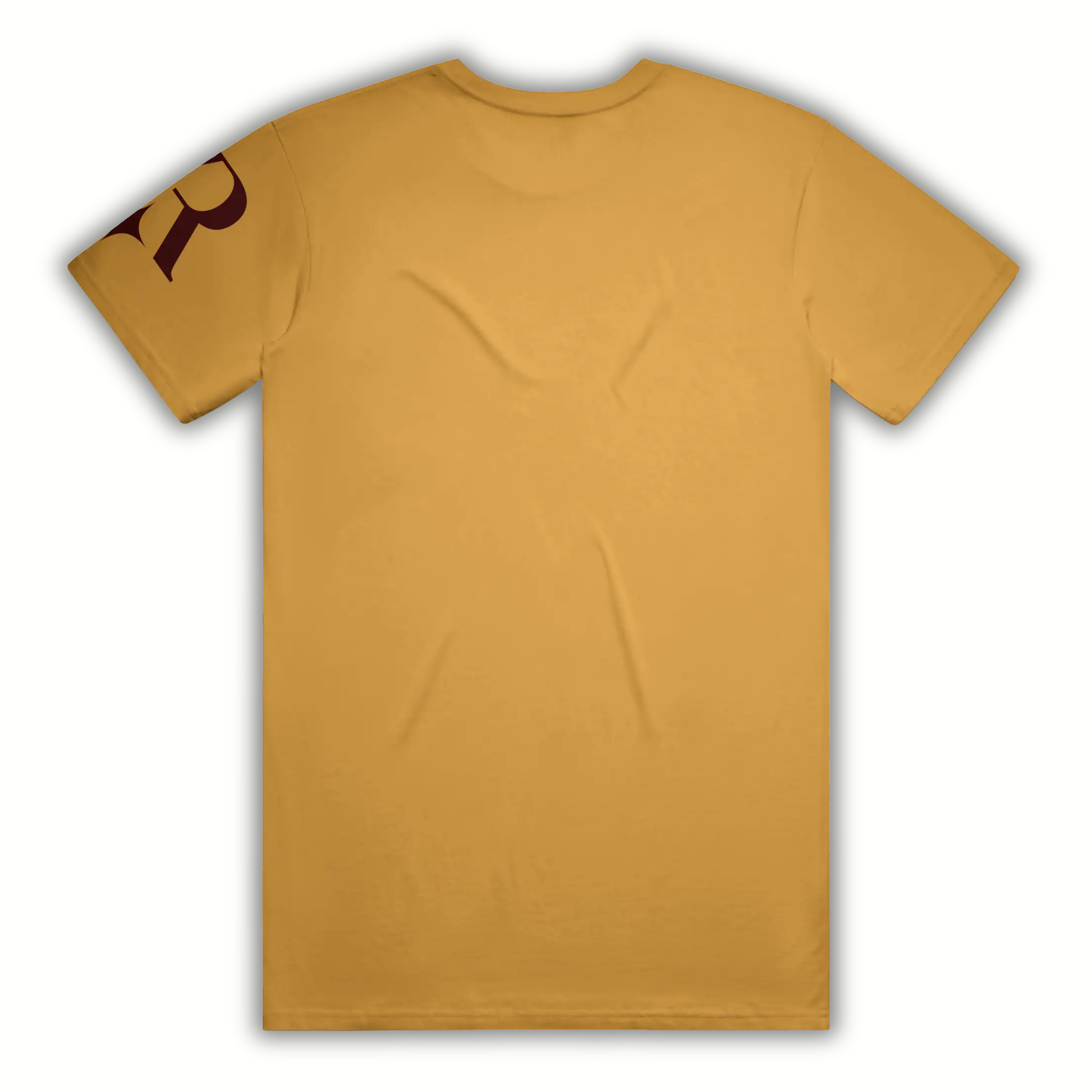 YahRIZEN Heritage Eagle Tee – Mustard/Maroon