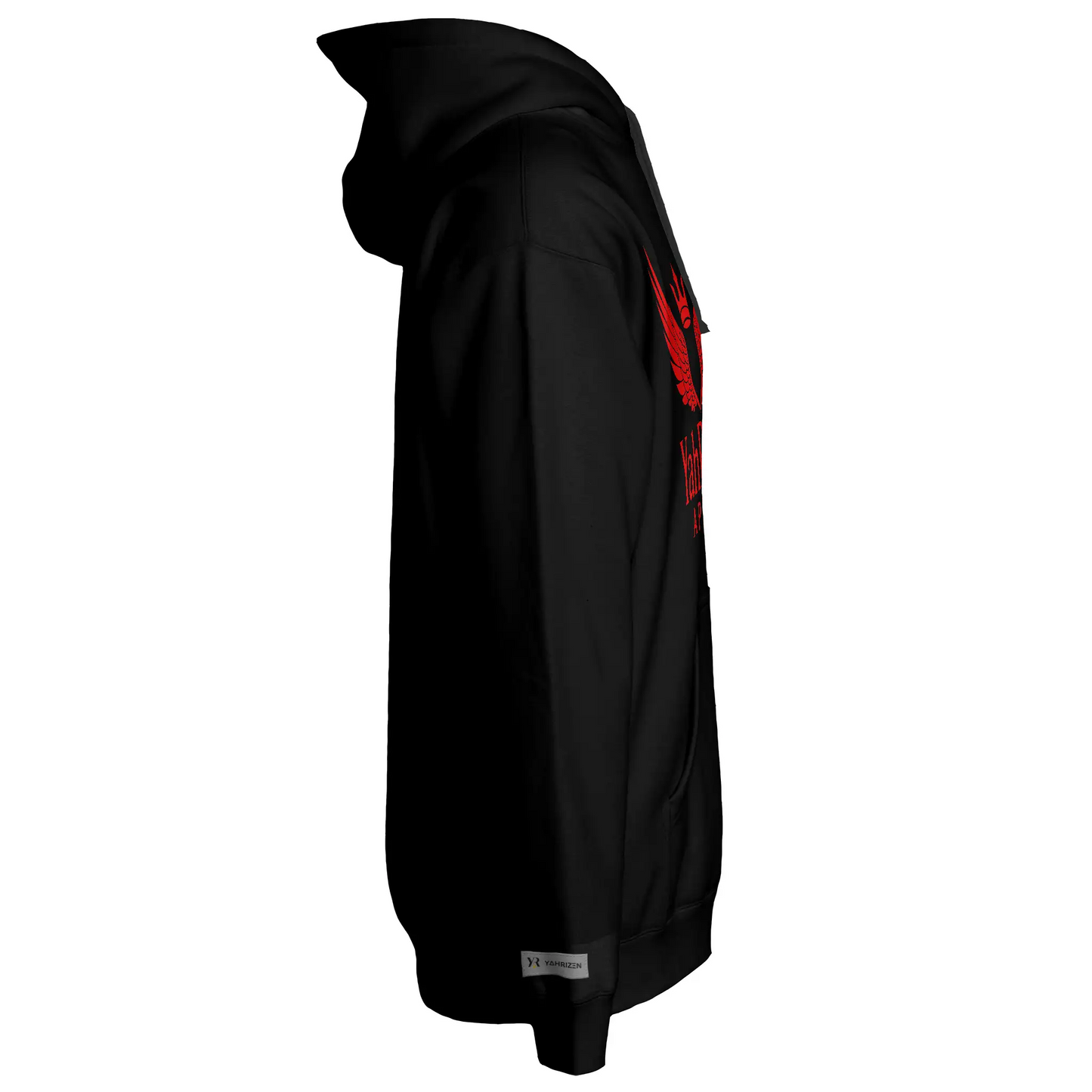 YahRIZEN Core Hoodie – Crimson Wings Edition