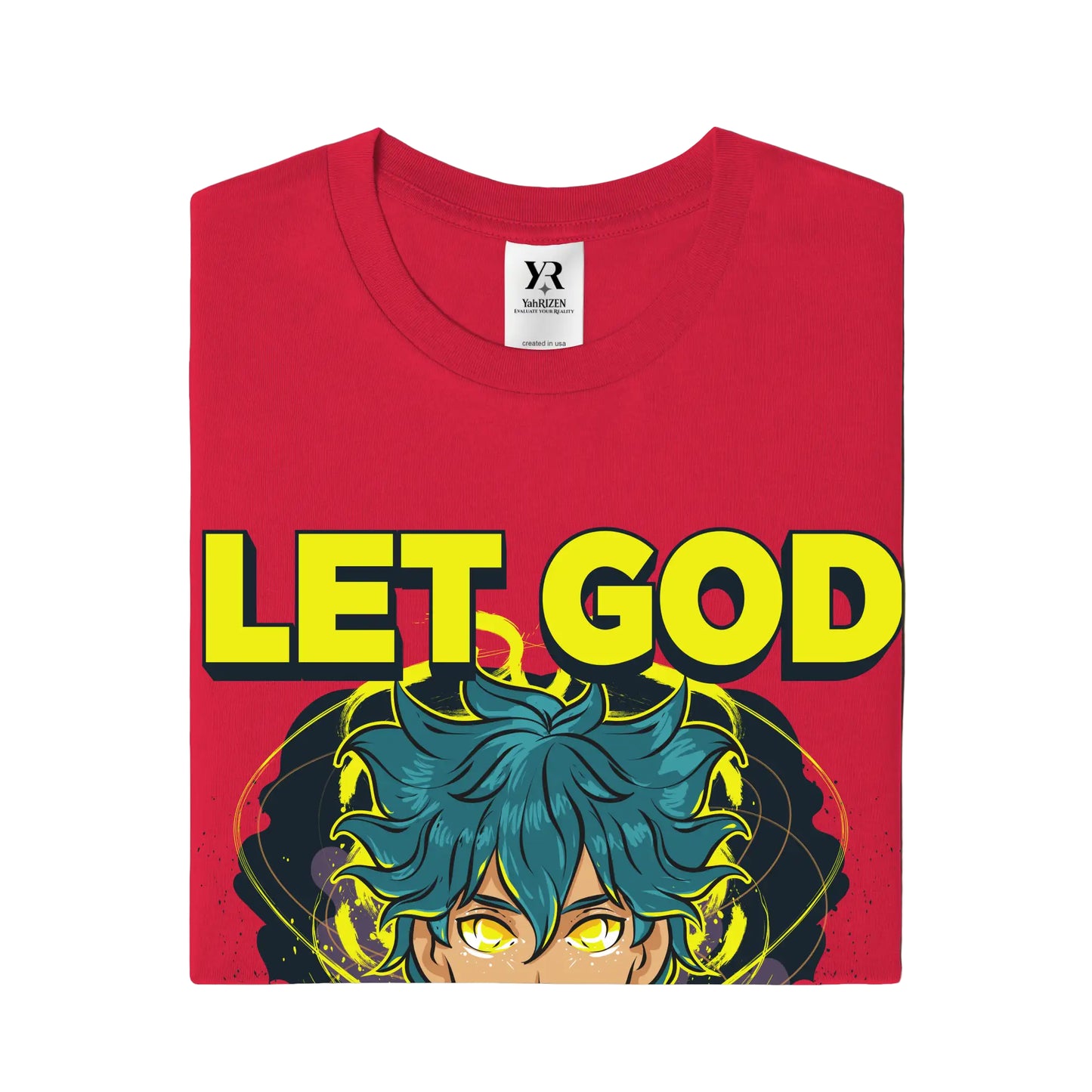 YahRIZEN “Let God Save Your Soul” Tee – Radiant Faith Edition