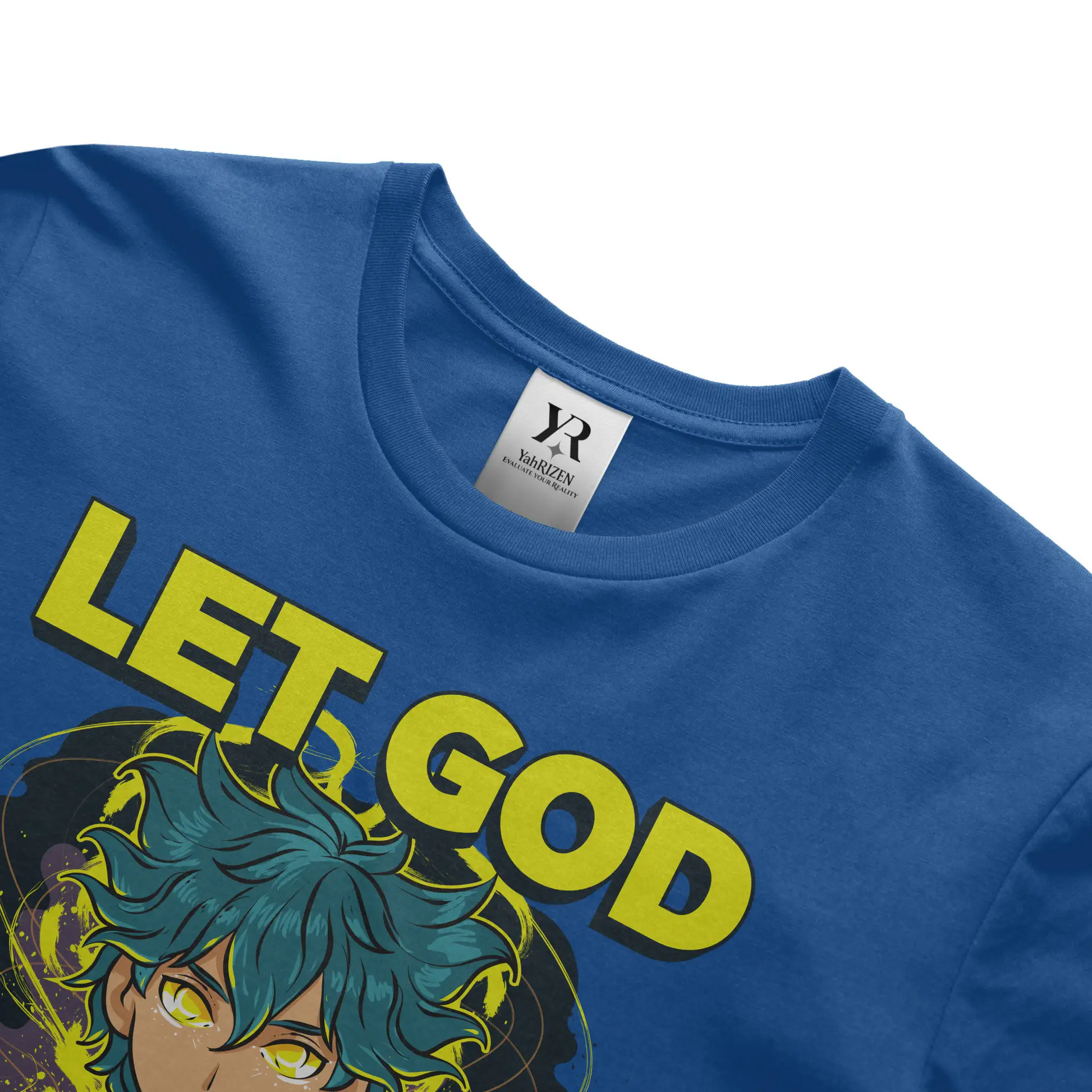 YahRIZEN “Let God Save Your Soul” Tee – Royal Blue Edition