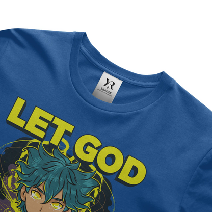 YahRIZEN “Let God Save Your Soul” Tee – Royal Blue Edition