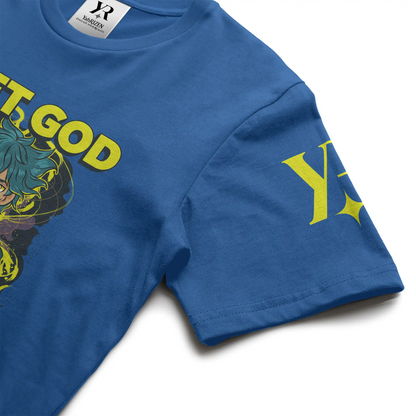 YahRIZEN “Let God Save Your Soul” Tee – Royal Blue Edition
