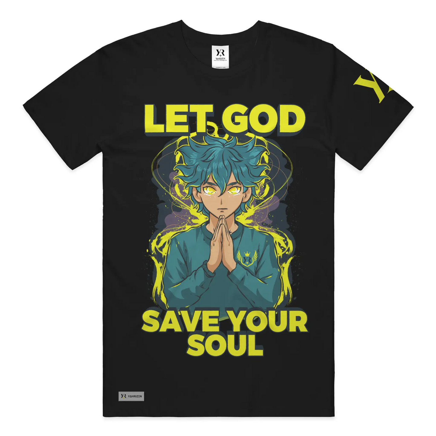 YahRIZEN “Let God Save Your Soul” Tee – Black