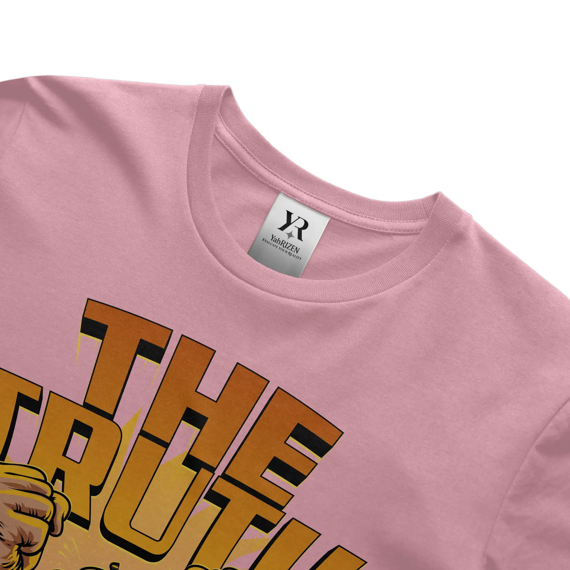 YahRIZEN Freedom Breaker Tee – The Truth Shall Set You Free Tee in Bubblegum