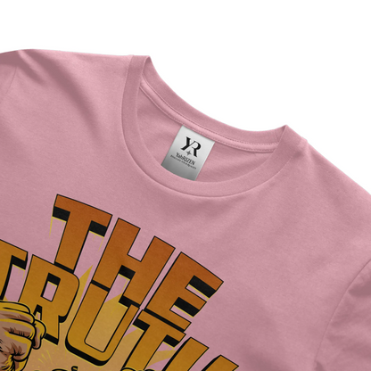 YahRIZEN Freedom Breaker Tee – The Truth Shall Set You Free Tee in Bubblegum