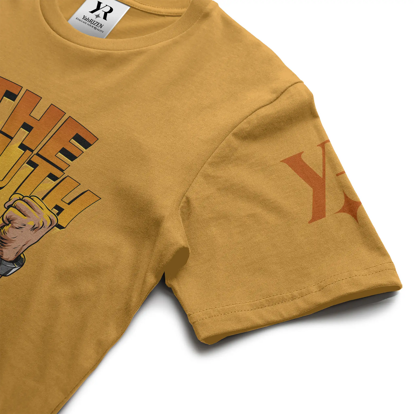 YahRIZEN Freedom Breaker Tee – The Truth Shall Set You Free Tee in Gold