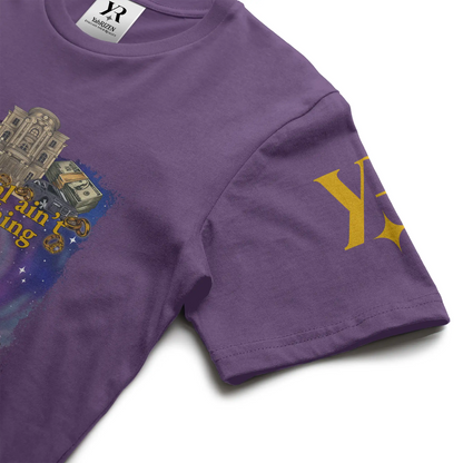 Material Ain’t Everything — BUT GOD IS EVERYTHING Exclusive Luxury Graphic Tee Purple