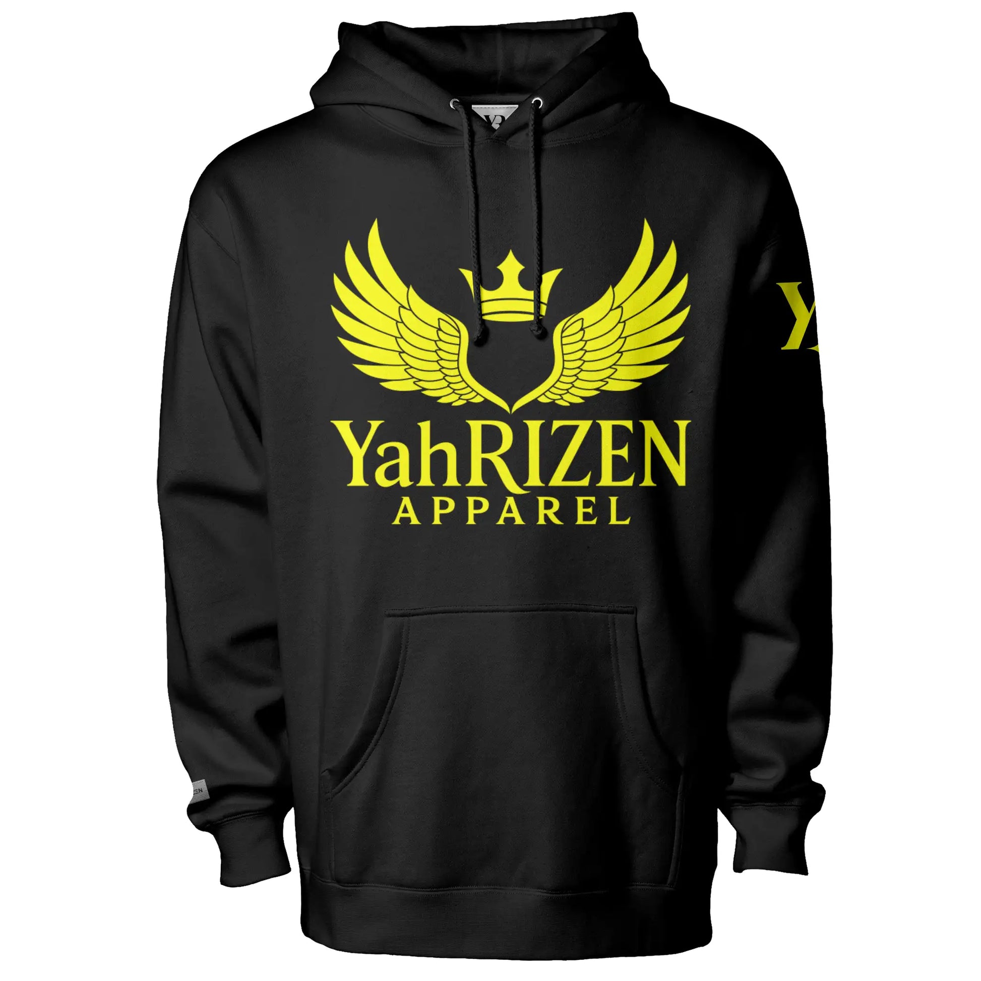 YahRIZEN Solar Yellow Signature Wings Hoodie – Exclusive Streetwear Edition