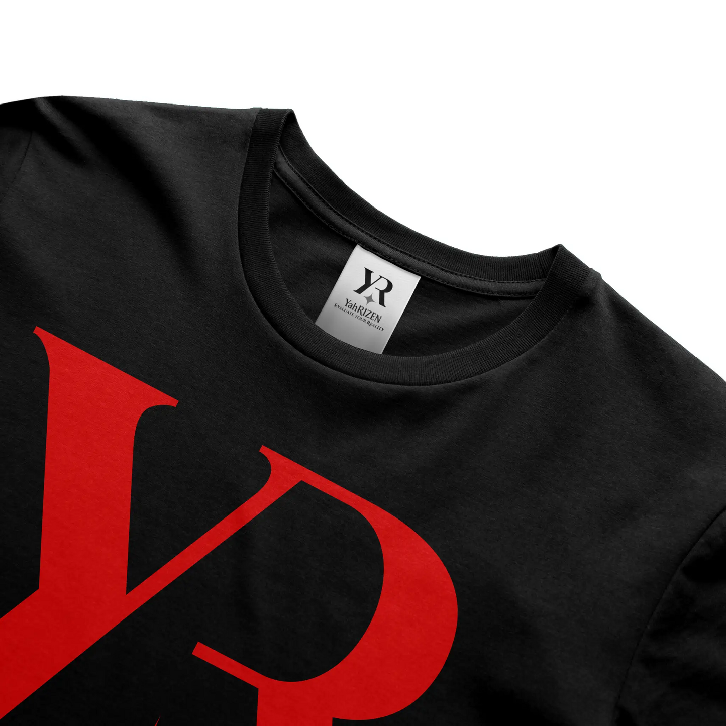 YR Monogram Solar Yellow Signature Tee – Left-Sleeve YahRIZEN Edition