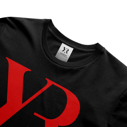 YR Monogram Solar Yellow Signature Tee – Left-Sleeve YahRIZEN Edition