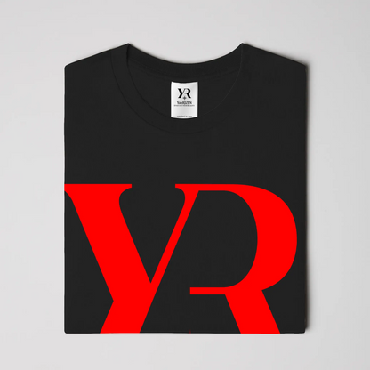 YR Monogram Solar Yellow Signature Tee – Left-Sleeve YahRIZEN Edition