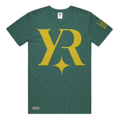 YR Monogram Tee – Emerald Jade Edition