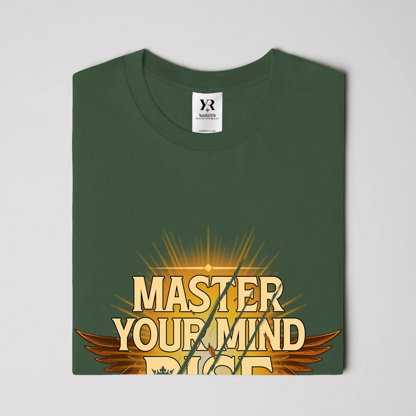 Master Your Mind Eagle Tee – YahRIZEN