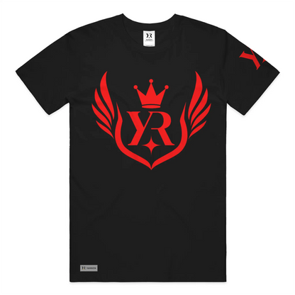 YahRIZEN Royal Standard Tee – Red Crest Emblem