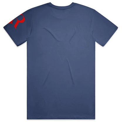 YahRIZEN Royal Standard Tee – Red Crest Emblem