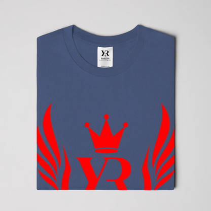 YahRIZEN Royal Standard Tee – Red Crest Emblem