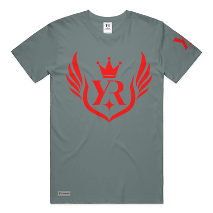 YahRIZEN Royal Standard Tee – Red Crest Emblem