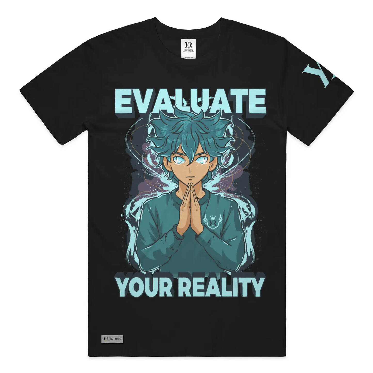 Evaluate Your Reality – Anime Aura Tee 