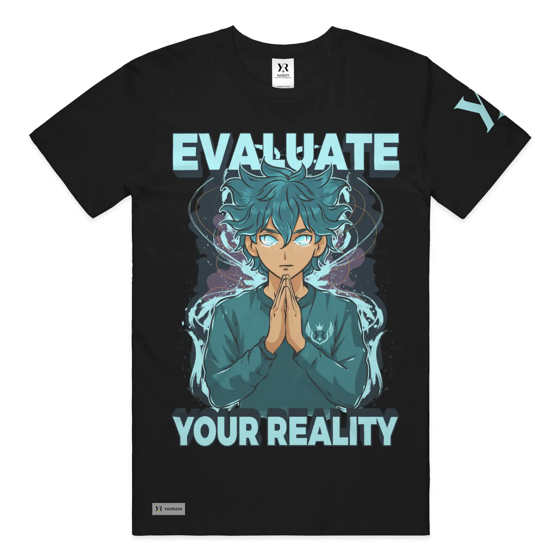 Evaluate Your Reality – Anime Aura Tee 