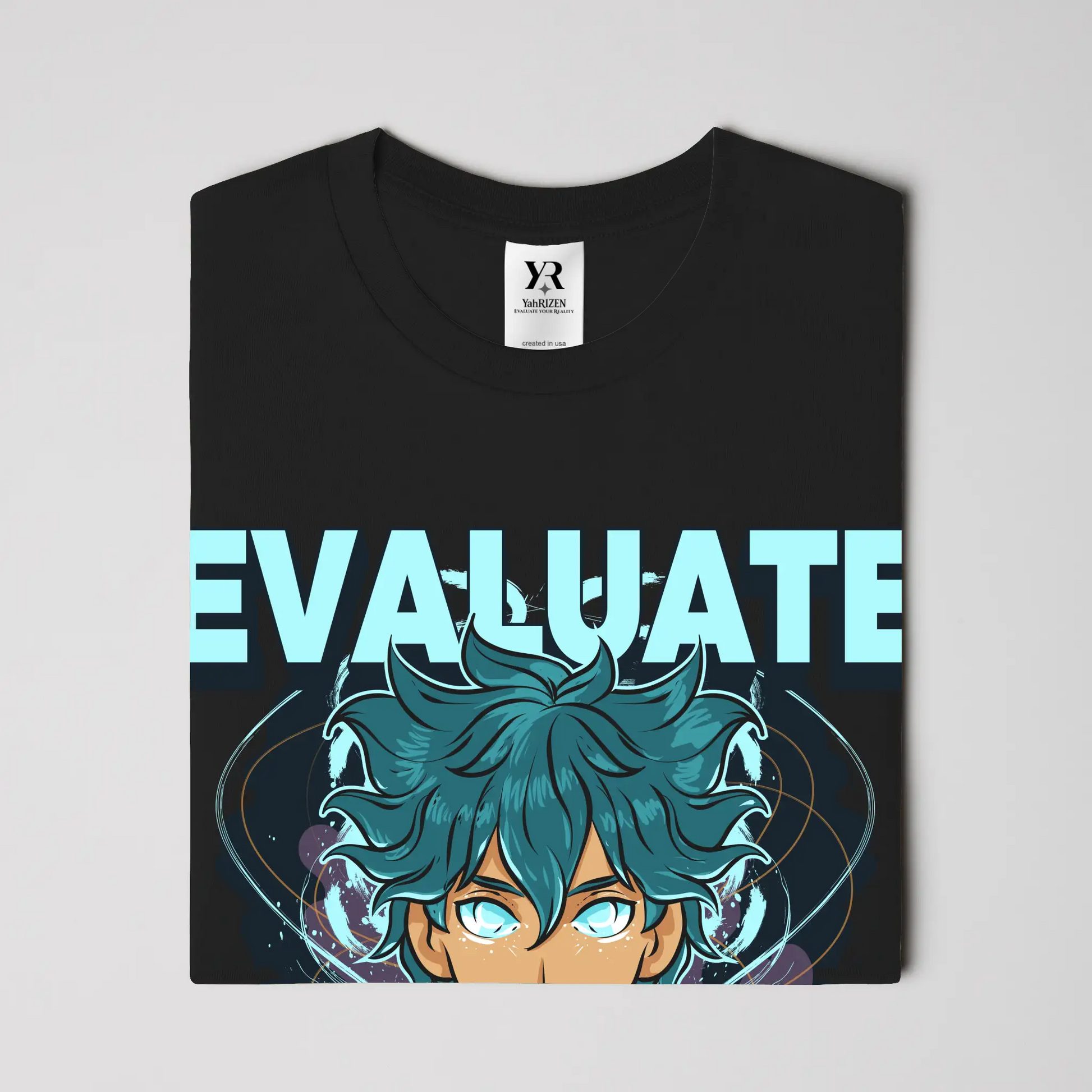 Evaluate Your Reality – Anime Aura Tee 