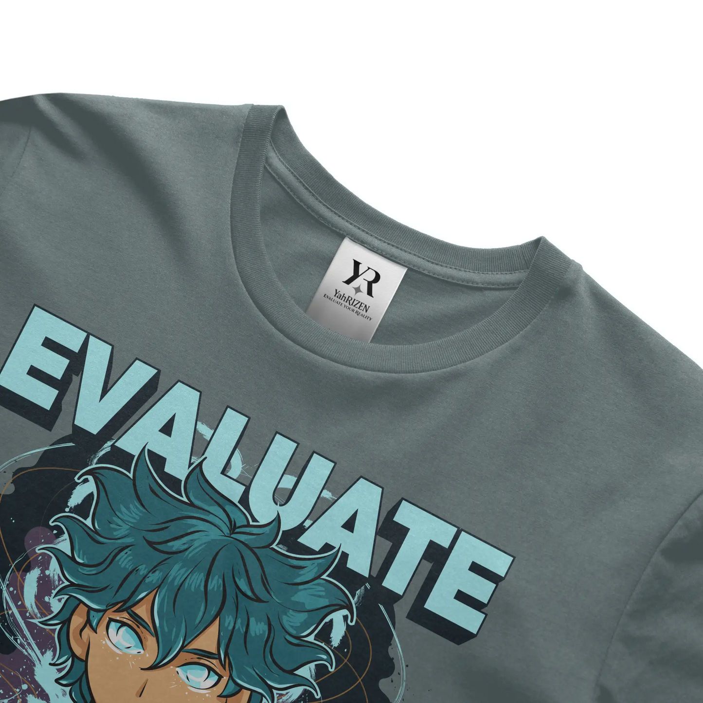 Evaluate Your Reality – Anime Aura Tee 
