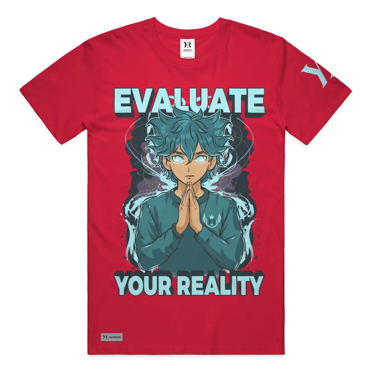 Evaluate Your Reality – Anime Aura Tee 