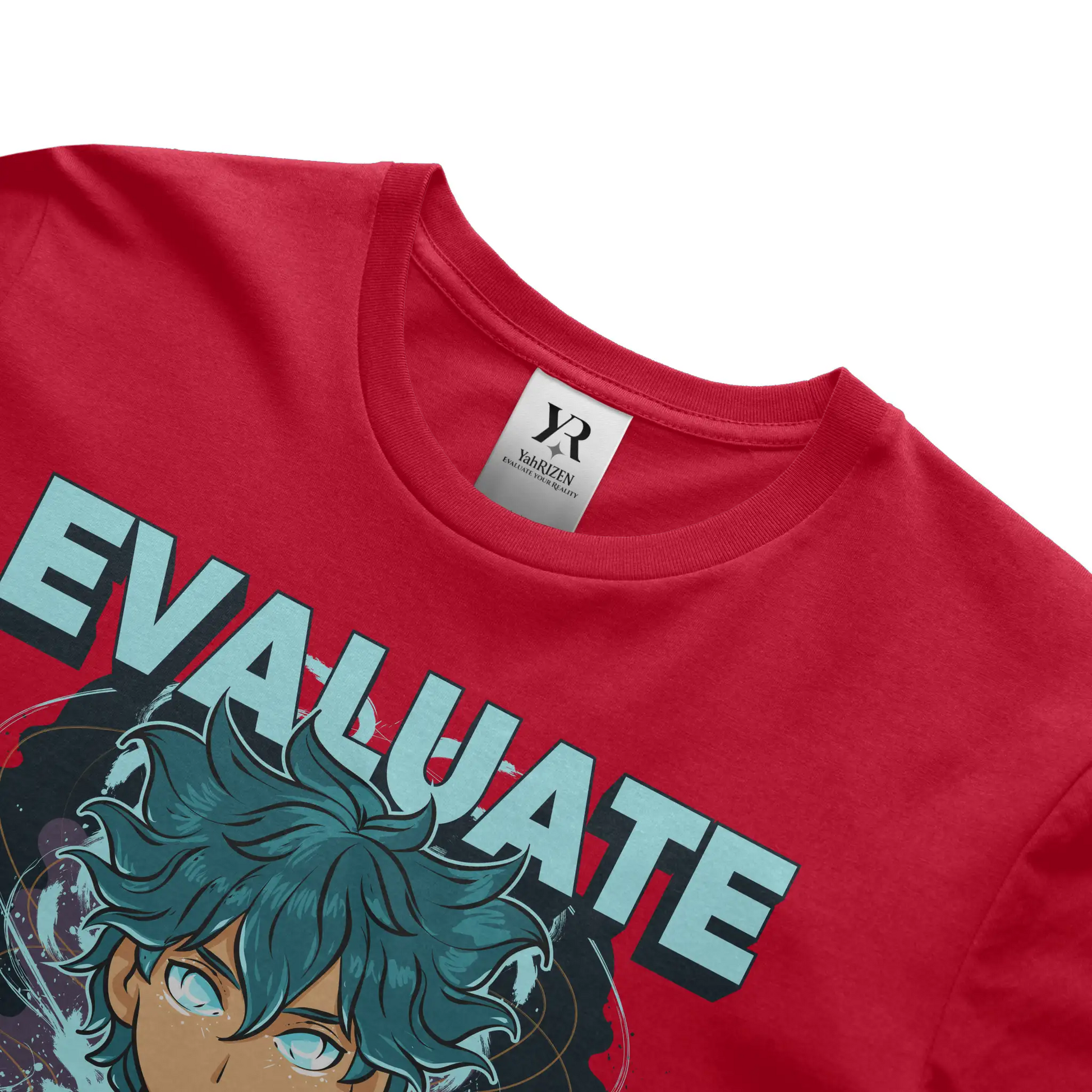 Evaluate Your Reality – Anime Aura Tee 