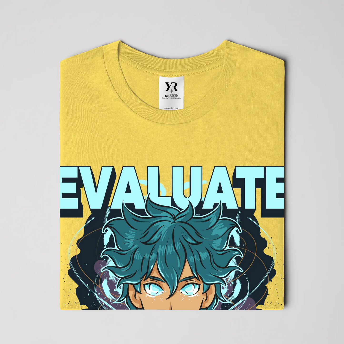 Evaluate Your Reality – Anime Aura Tee