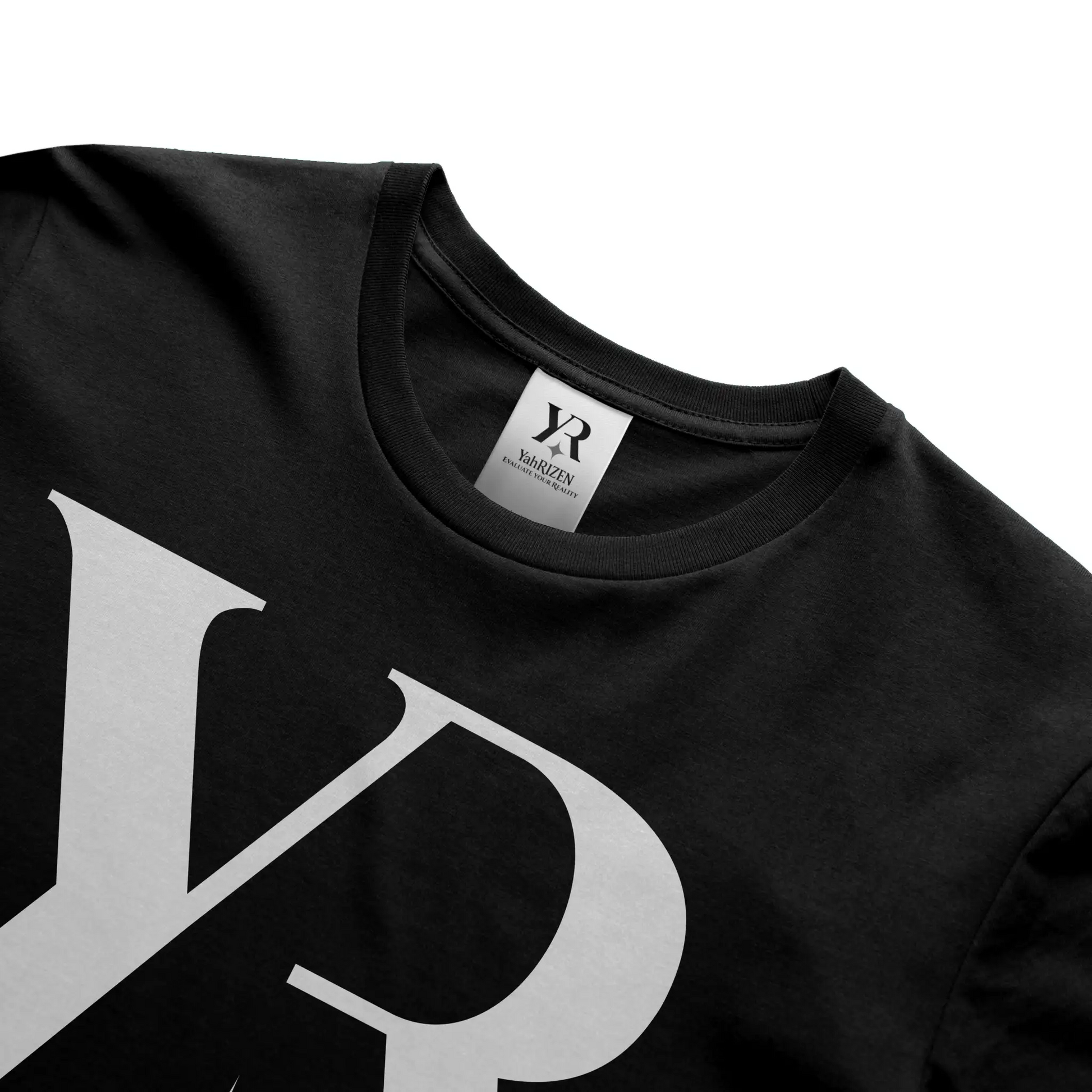 YR Monogram Signature Tee – Black