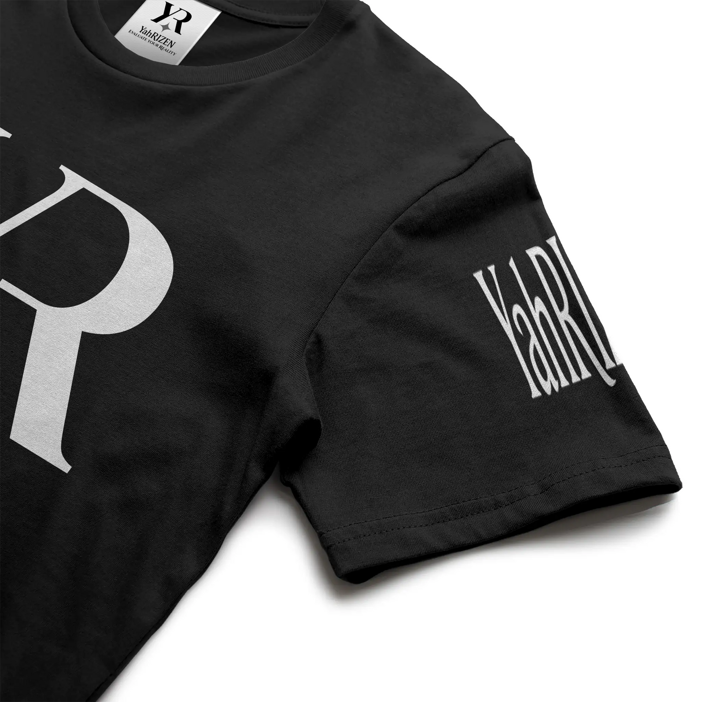 YR Monogram Signature Tee – Black