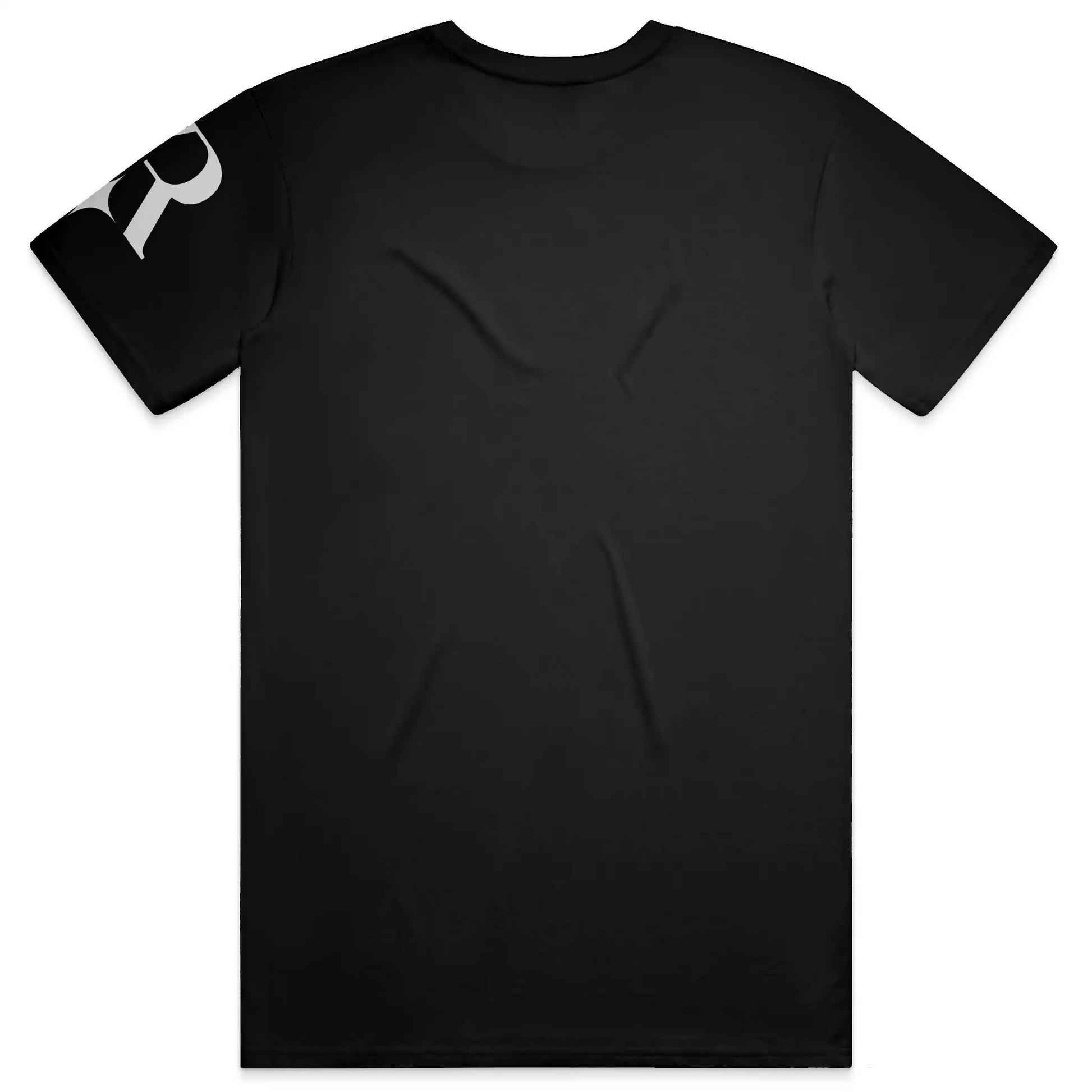 YahRIZEN Winged Crown Essential Tee – Black & White