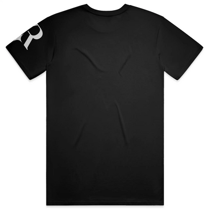 YahRIZEN Winged Crown Essential Tee – Black & White