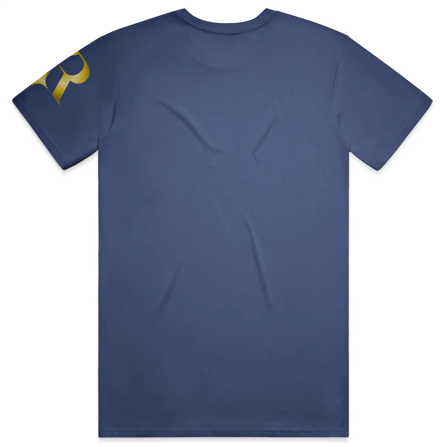 YahRIZEN™ Gold Foil Crest Tee — Black/Gold