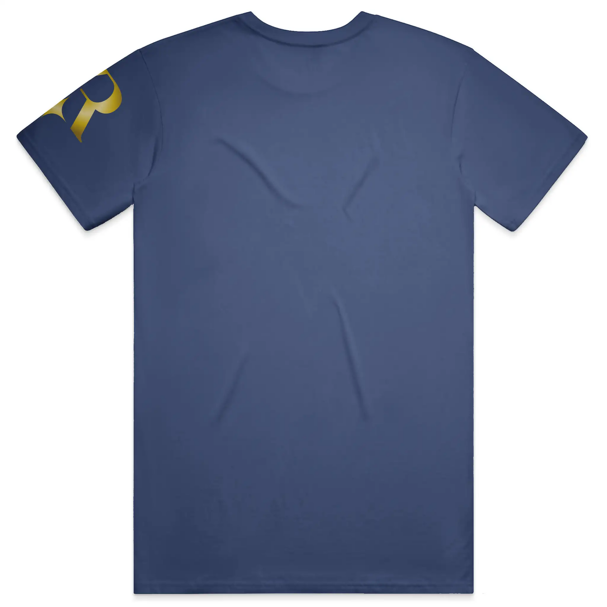 YahRIZEN™ Gold Foil Crest Tee — Black/Gold