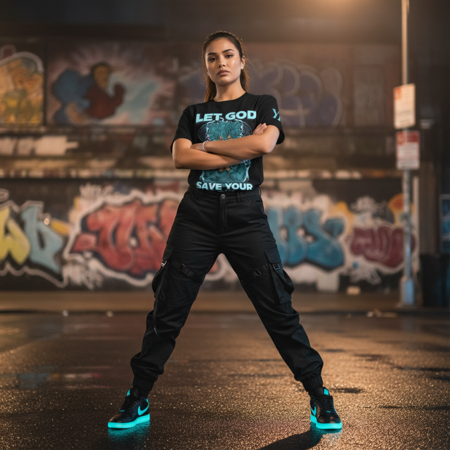 Let God Save Your Soul — Onyx/Cyan (Exclusive Drop)