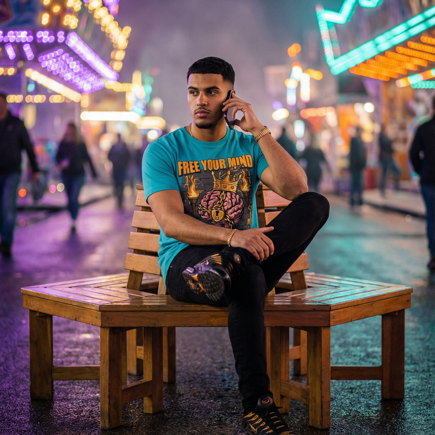 "Free Your Mind" – YahRIZEN Tee Charlotte