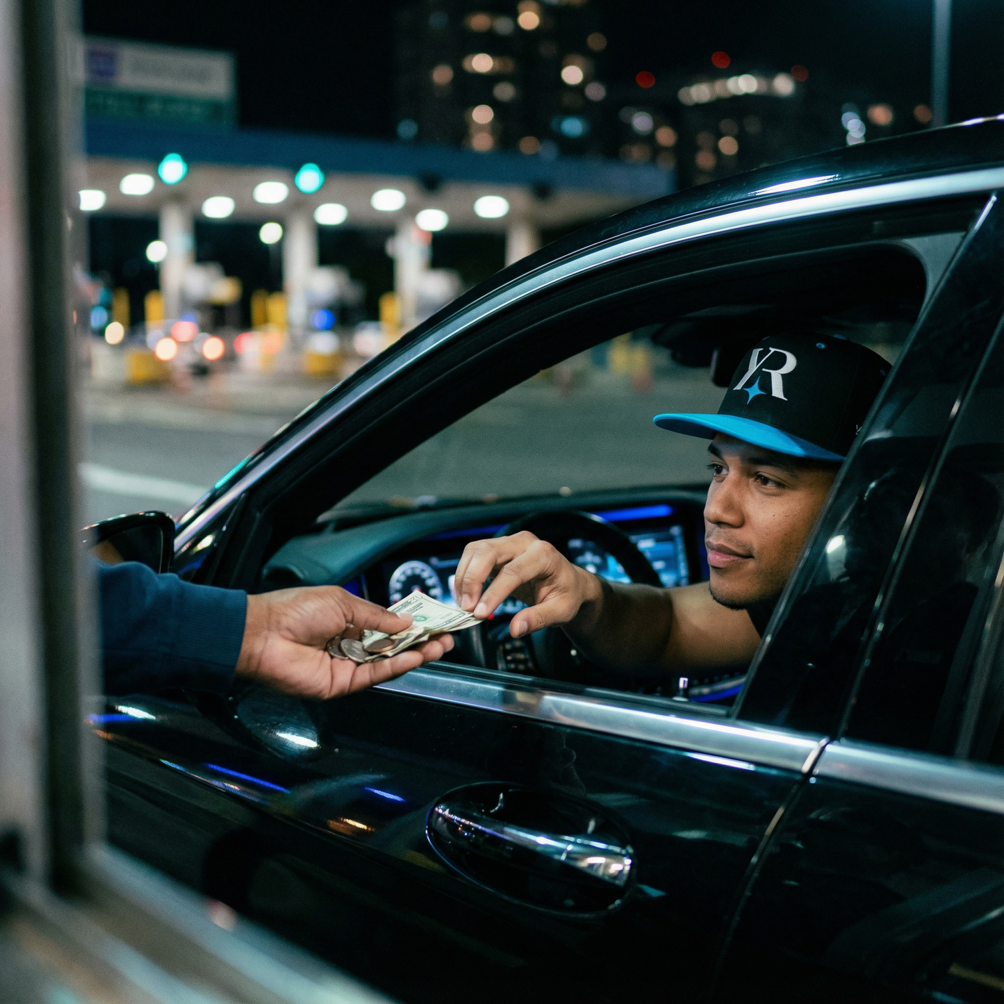 The YahRIZEN Monogram Snapback – Teal Edition