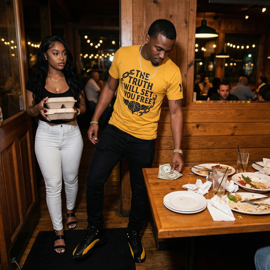 The Truth Will Set You Free Tee – YahRIZEN Essential Statement Piece Gold