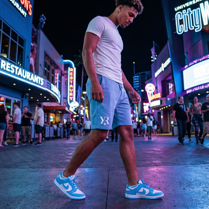 YahRIZEN Pigment-Dyed Premium Fleece Shorts